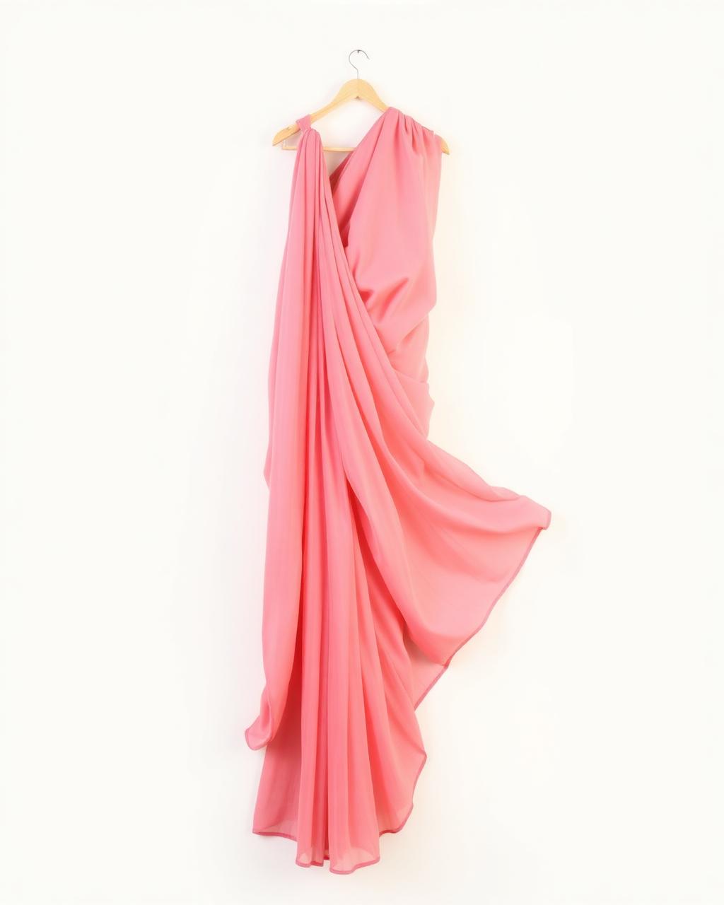 Blush Chiffon Saree
